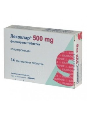 LEKOKLAR table. 500 mg. 14 tablets