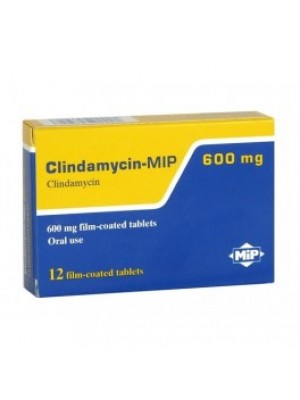 Clindamycin Table. 600 mg. 12 tablets