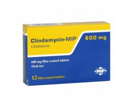 Clindamycin Table. 600 mg. 12 tablets