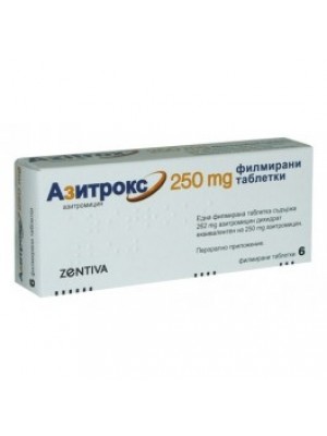 AZITROKS table. 250 mg. 6 tablets