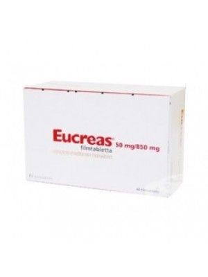 EUCREAS. 50 mg. / 850 mg. 60 tablets