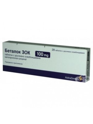 BETALOK HIC table. 100 mg. 28 tablets