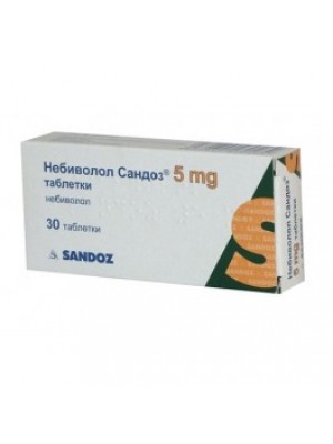 Nebivolol table. 5 mg. 30 tablets