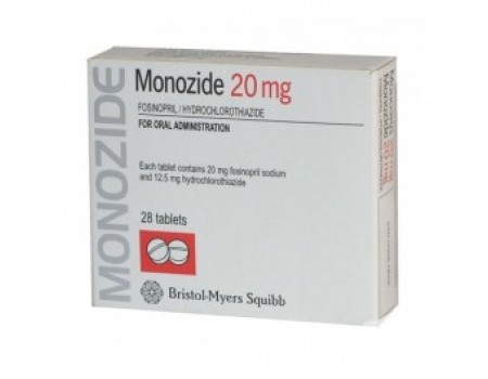 MONOZIDE table. 20 mg. 28 tablets