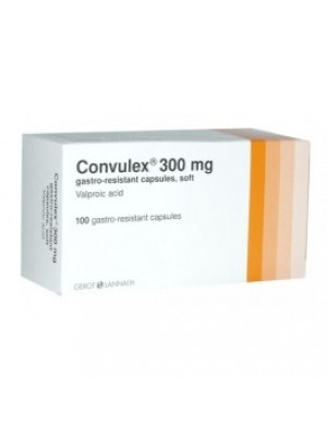 Convulex caps. 300 mg. 100 capsules
