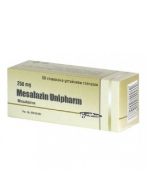 Mesalazine. table. 250 mg. 50 tablets