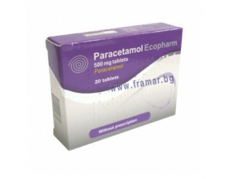 PARACETAMOL table. 500mg