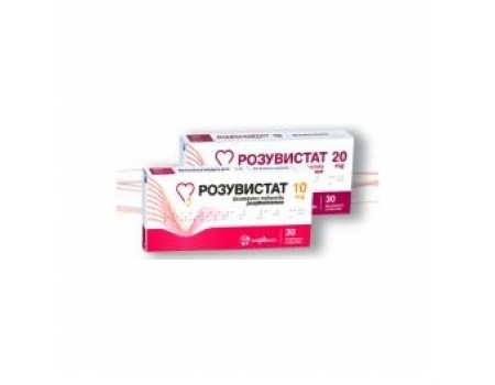 ROZUVISTAT table. 20 mg. 30 tab