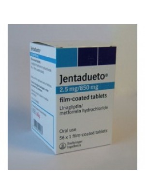 JENTADUETO . 2.5 mg. / 850 mg. 60 tablets