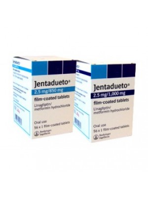 Jentadueto 2,5 mg / 1000 mg .60 tablets