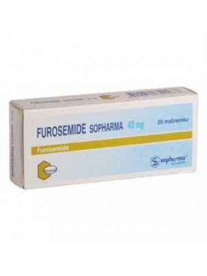 Furosemide 40 mg. 20 tablets