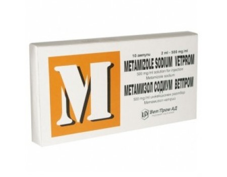 Metamizole amp. 500 mg. / Ml. 2 ml. 10 amp