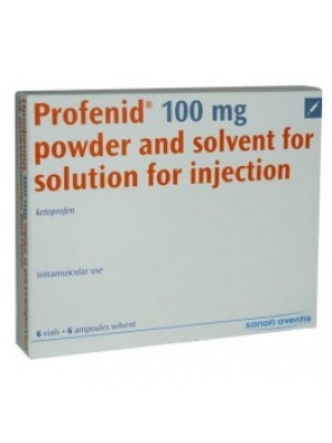 Profenid . 100mg. + Solvent 6 ampules. intramuscularly