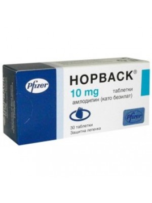 NORVASC. 10 mg. 30 tablets
