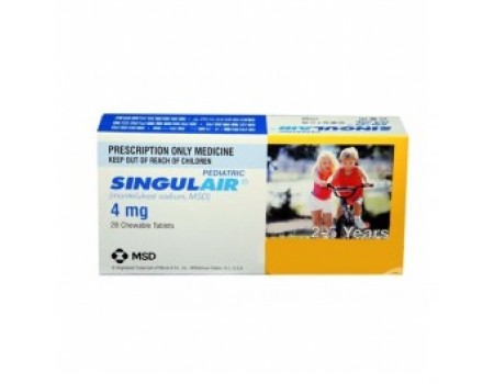 SINGULAIR. 4 mg. 28 tablets